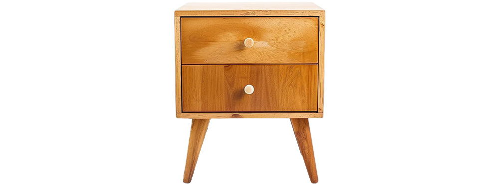 wooden corner table