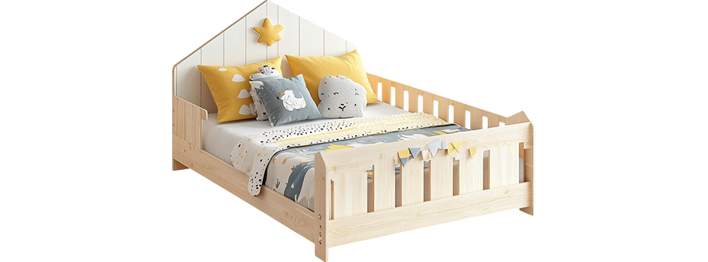 Kids Bed with Rails
