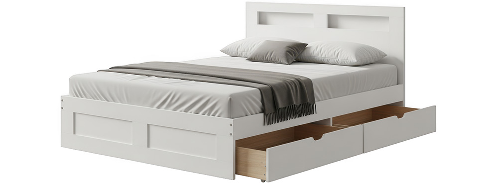 Bed with Drawers
