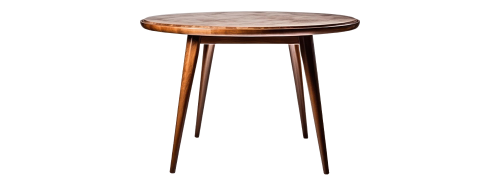 Round Wooden Side table
