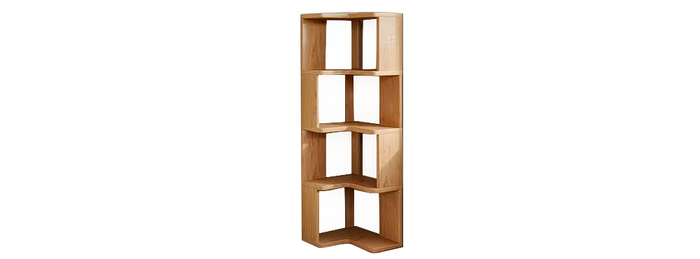 Corner Bookshelf