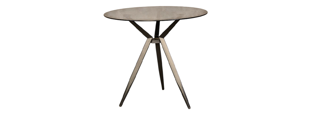 Iron and Glass Coffee Table