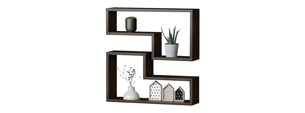 Set of 2 wall shelf