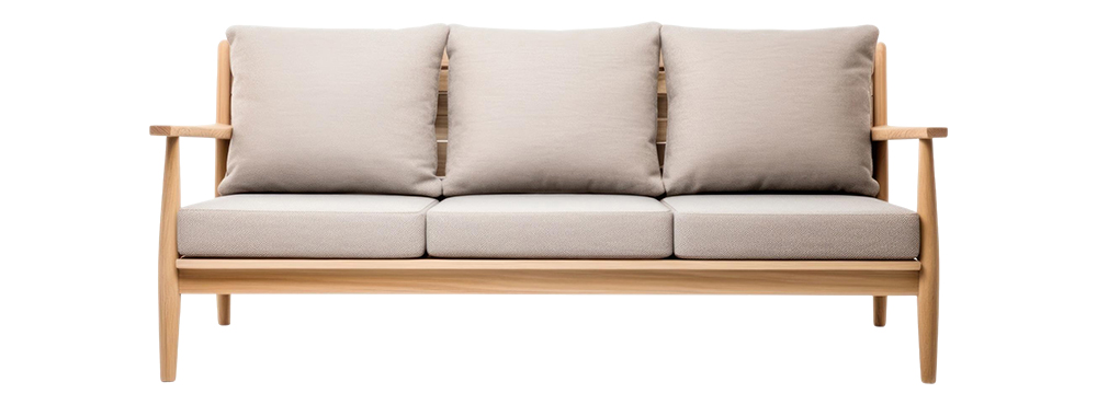 3 seater wooden Sofa